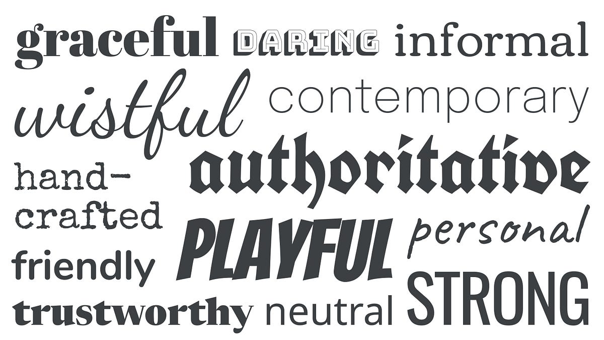 a diverse list of fonts for your design projects