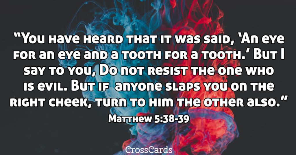 biblical examples of what the bible says about revenge