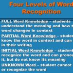 context recognizing partially known words