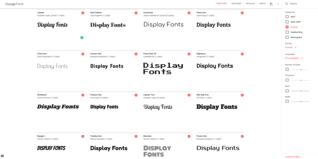 creative examples of font styles for your designs