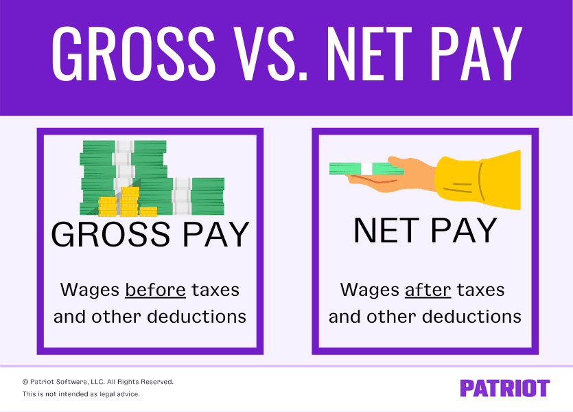 difference between gross and net pay explained