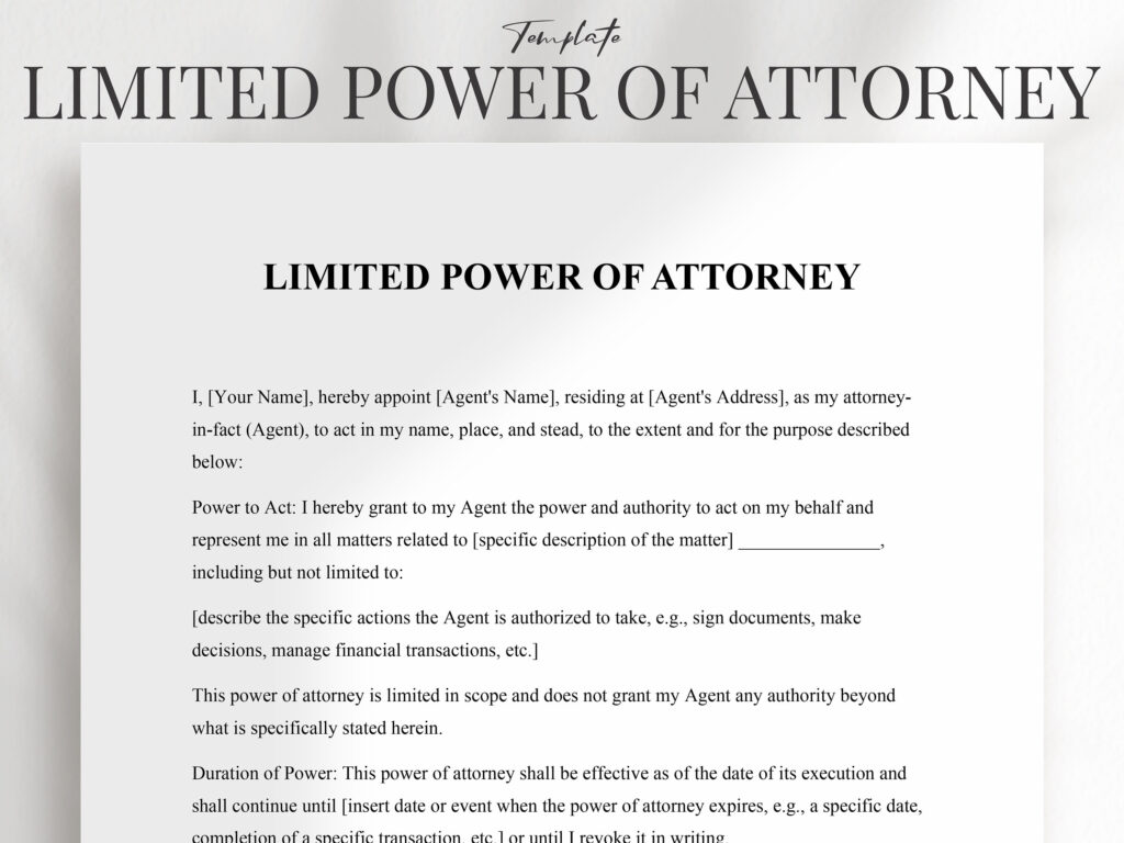 examples of a power of attorney document scaled