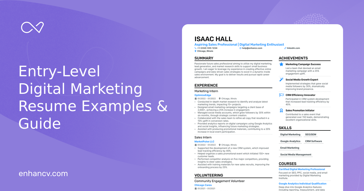 examples of a winning marketing resume for job seekers