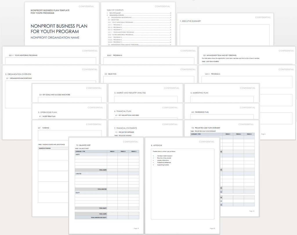 examples of an effective nonprofit business plan