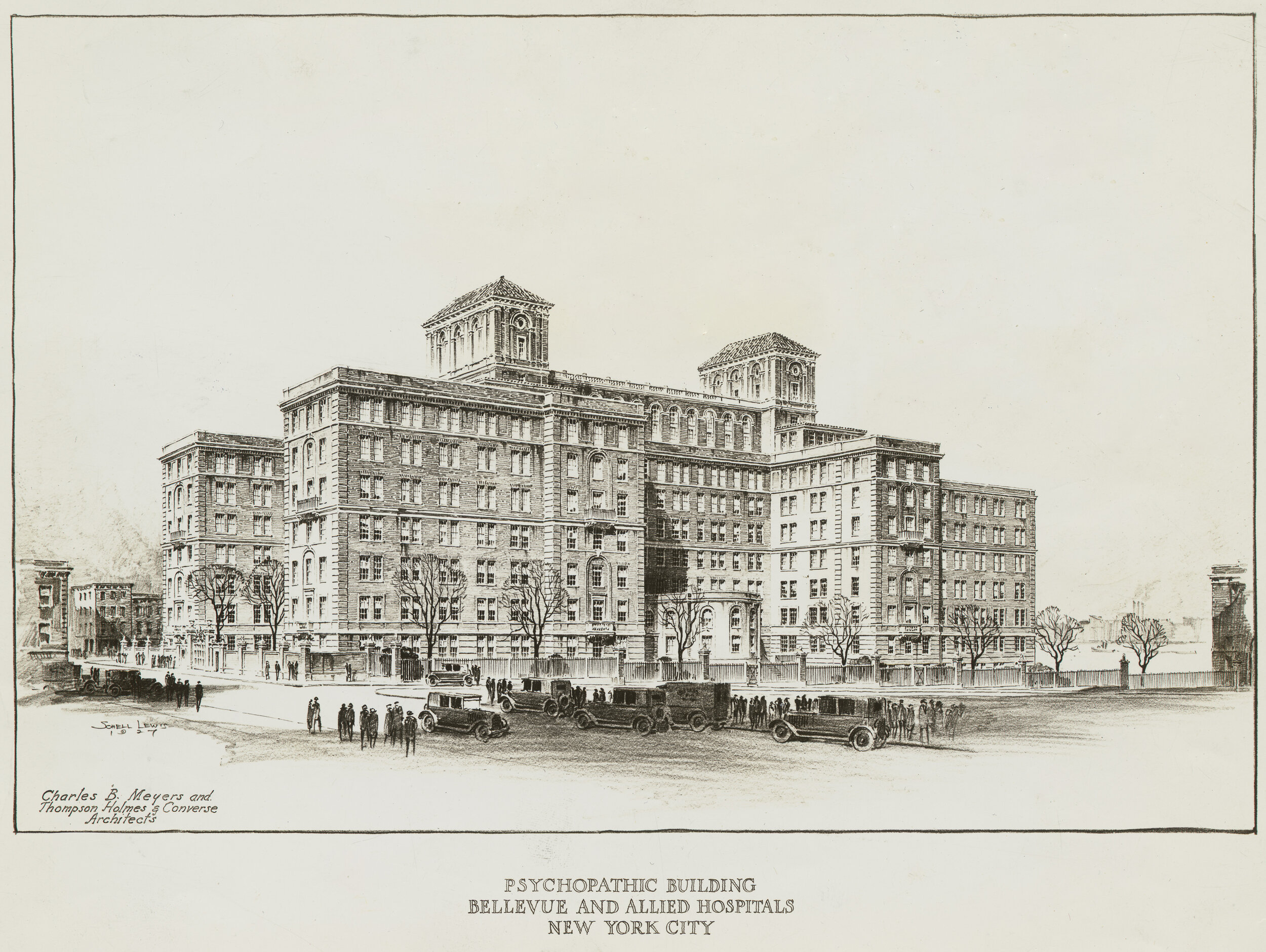 examples of built public buildings schools hospitals