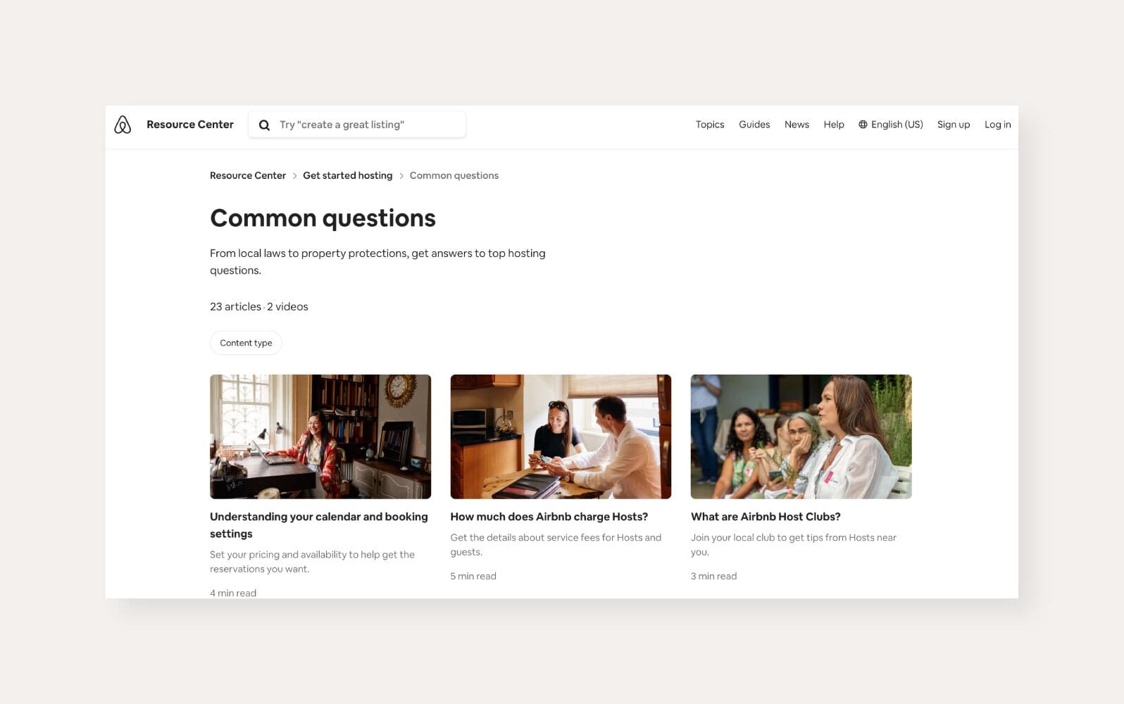 examples of common online support available on websites