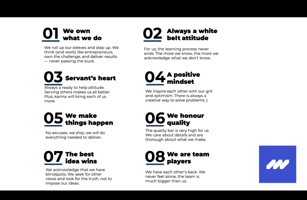 examples of company values activities that benefit everyone