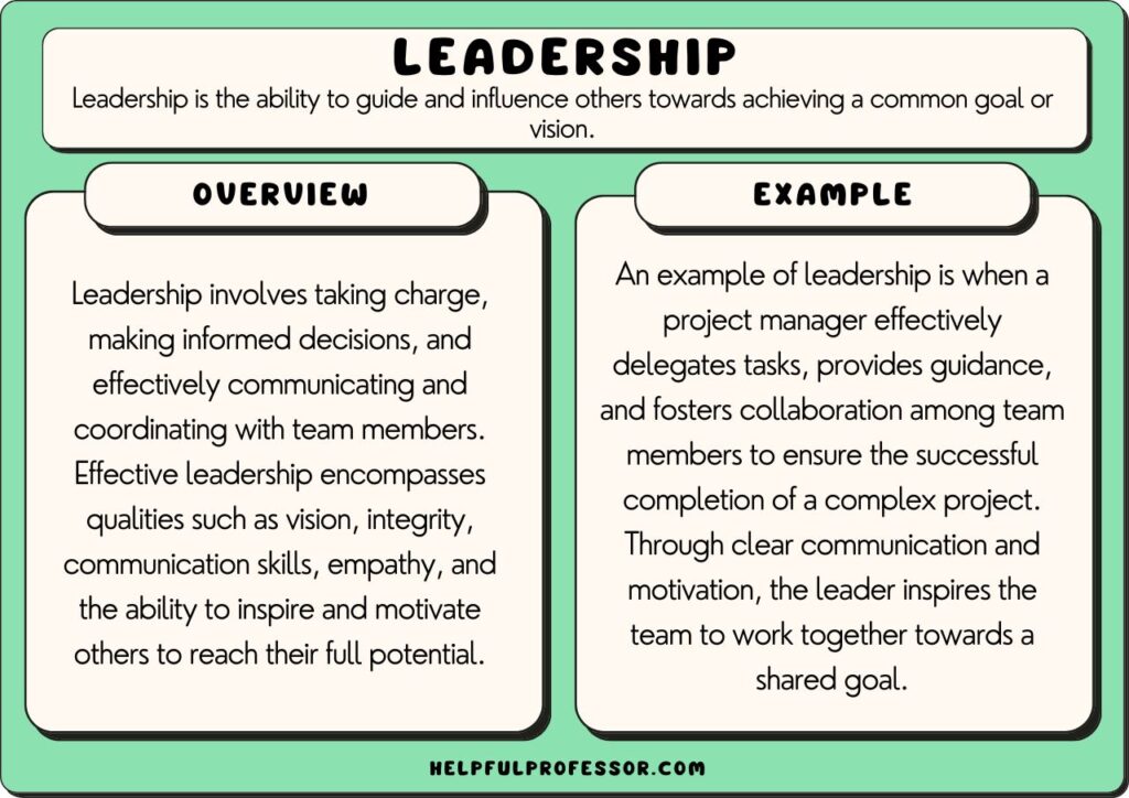 examples of effective leadership vision in action