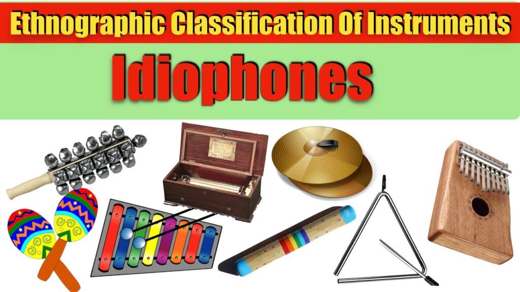 examples of instruments that are idiophones explained