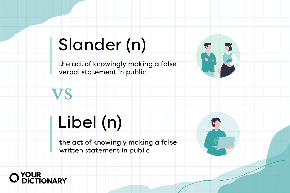 examples of libel vs slander explained clearly
