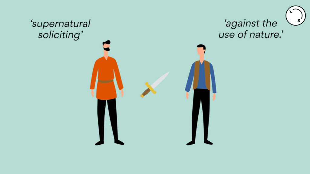 examples of macbeths active imagination and internal conflict