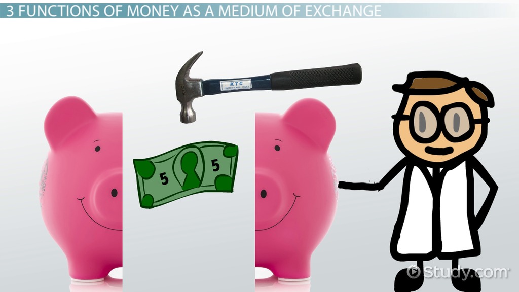 examples of medium of exchange in todays economy