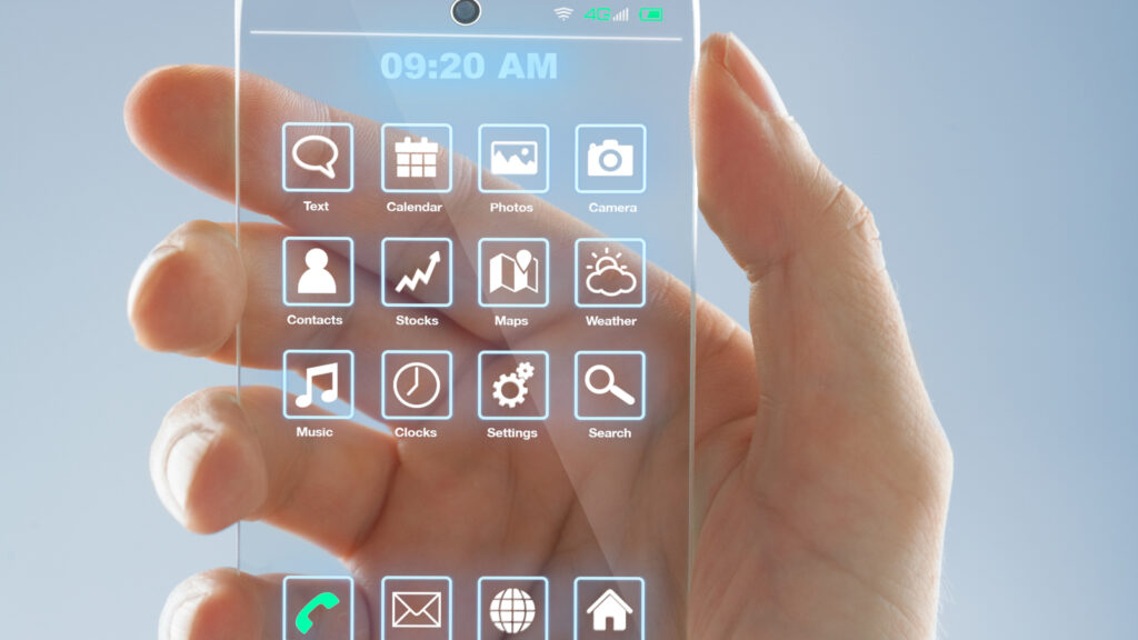 examples of mobile devices working within limited screen space 2