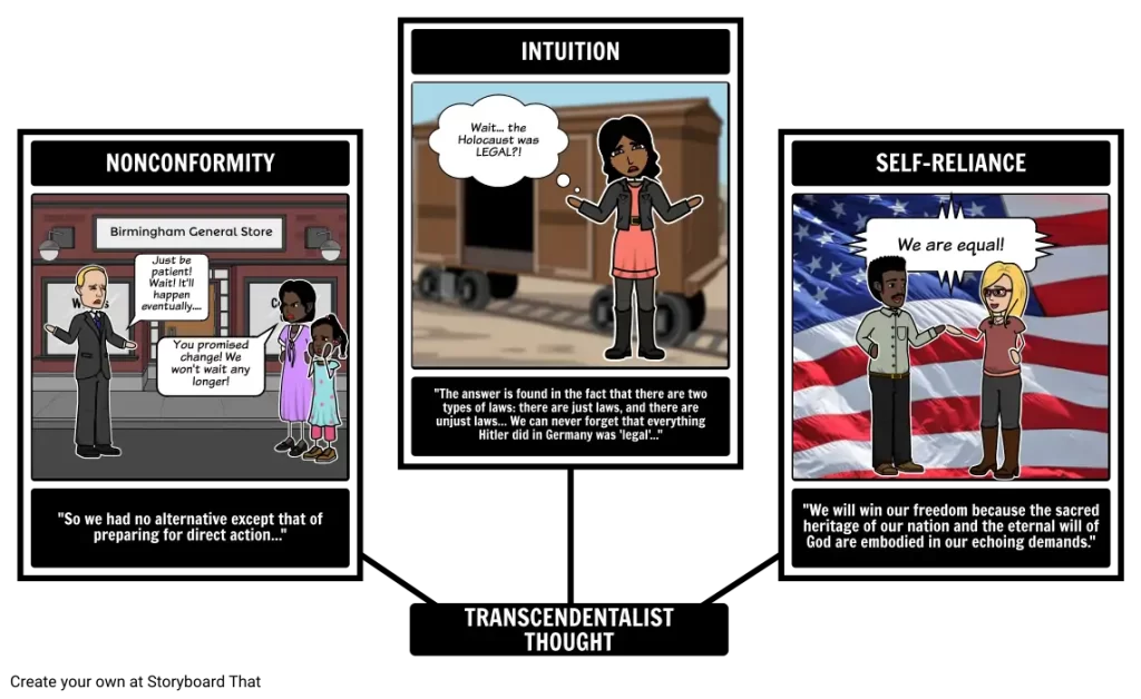 examples of modern transcendentalists shaping todays thought