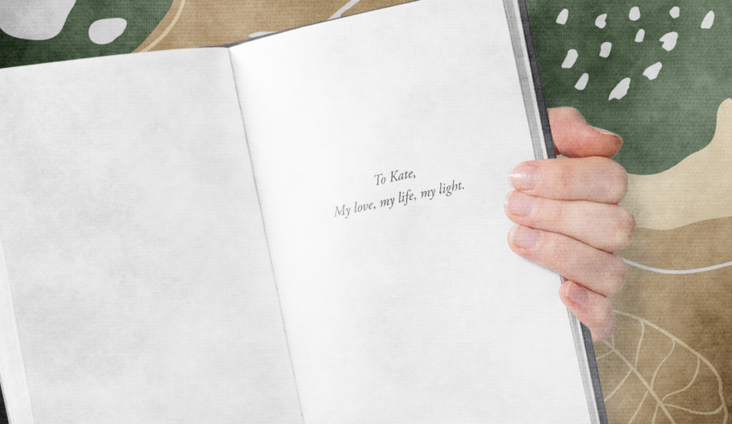 examples of my book dedication