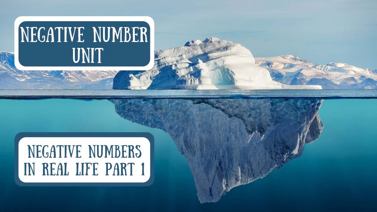 examples of negative numbers in everyday situations