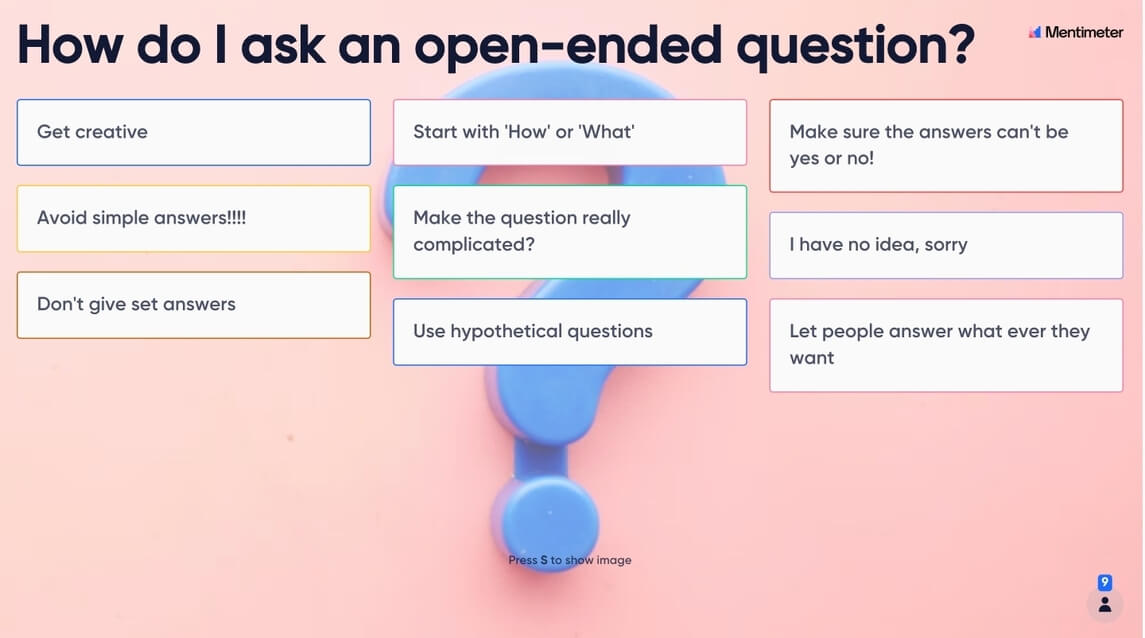 examples of open communication choose the correct answers