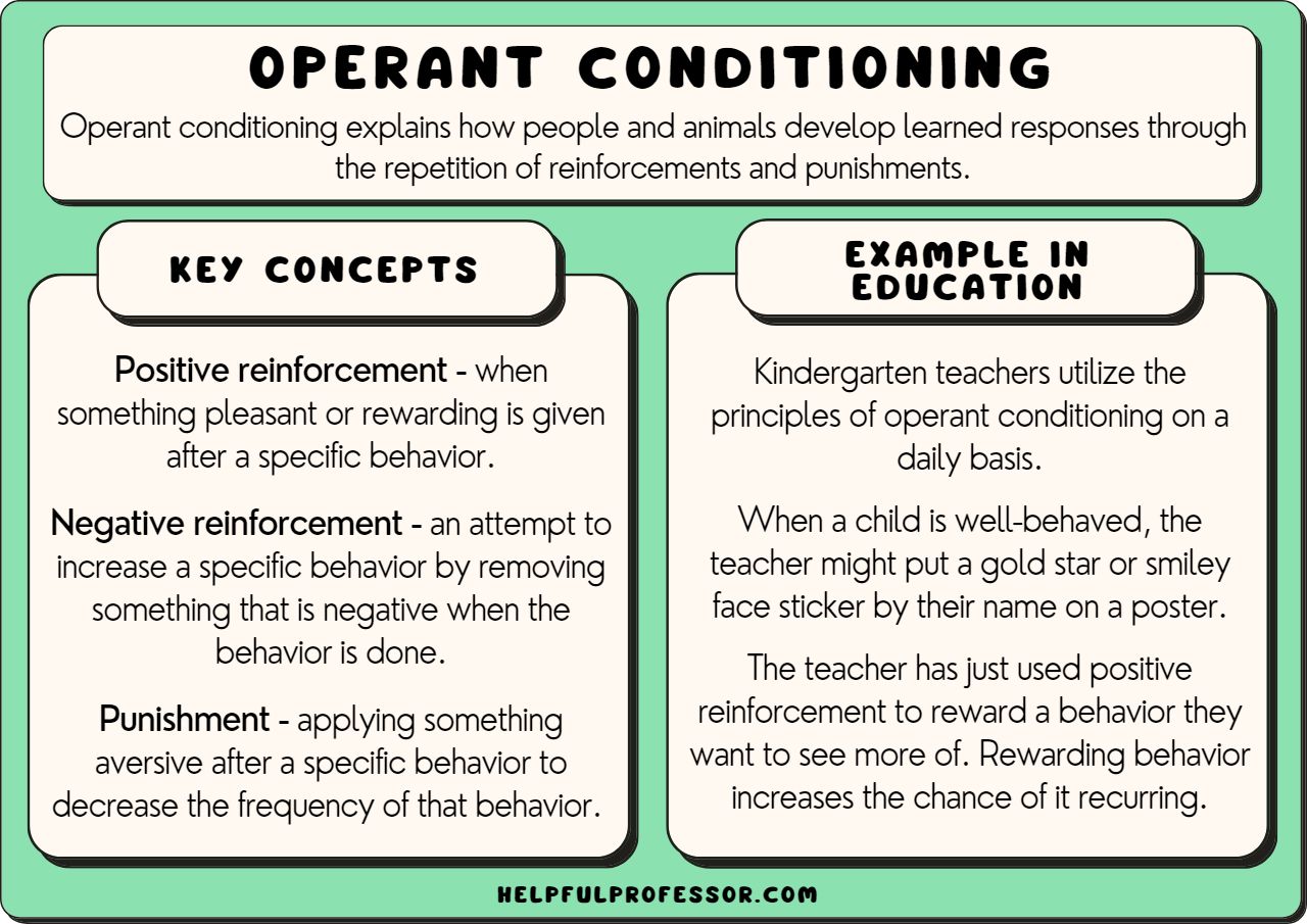 examples of operant conditioning in action