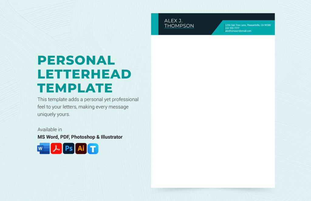 examples of personal letterhead for every occasion