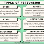 examples of persuasion choose every correct answer here
