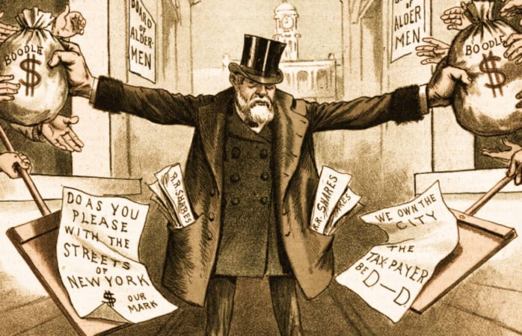 examples of political corruption during the gilded age