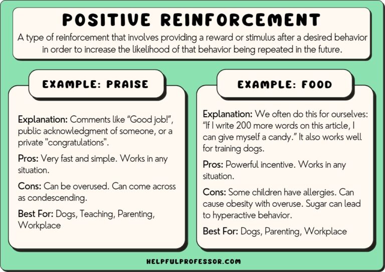 Positive Approach Examples Examples of Positive Reinforcement in Daily Life