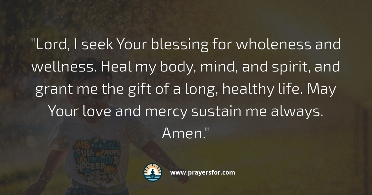 examples of prayers for daily life and well being