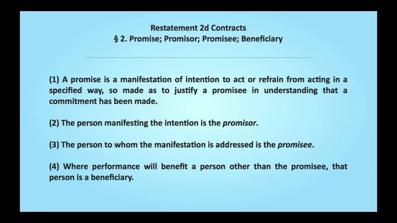 examples of promissory estoppel explained