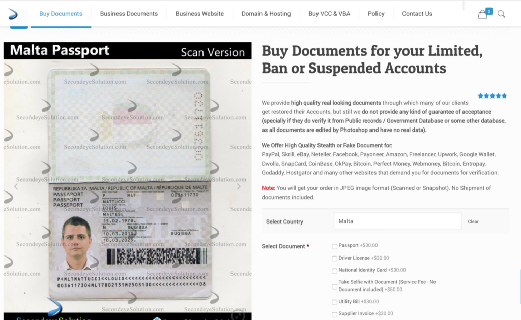 examples of proof of address documents