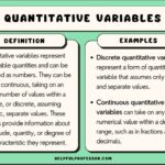 examples of quantitative variables in data analysis