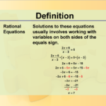 Examples of Rational Equations Explained examples of rational equations explained