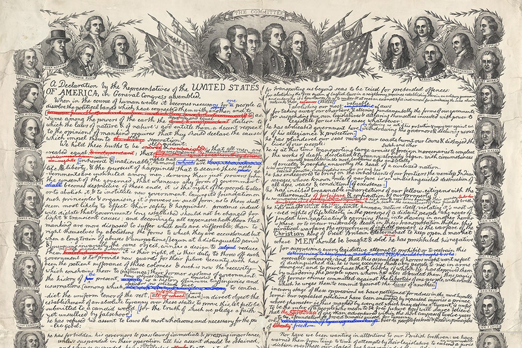 examples of rhetorical analysis of the declaration of independence