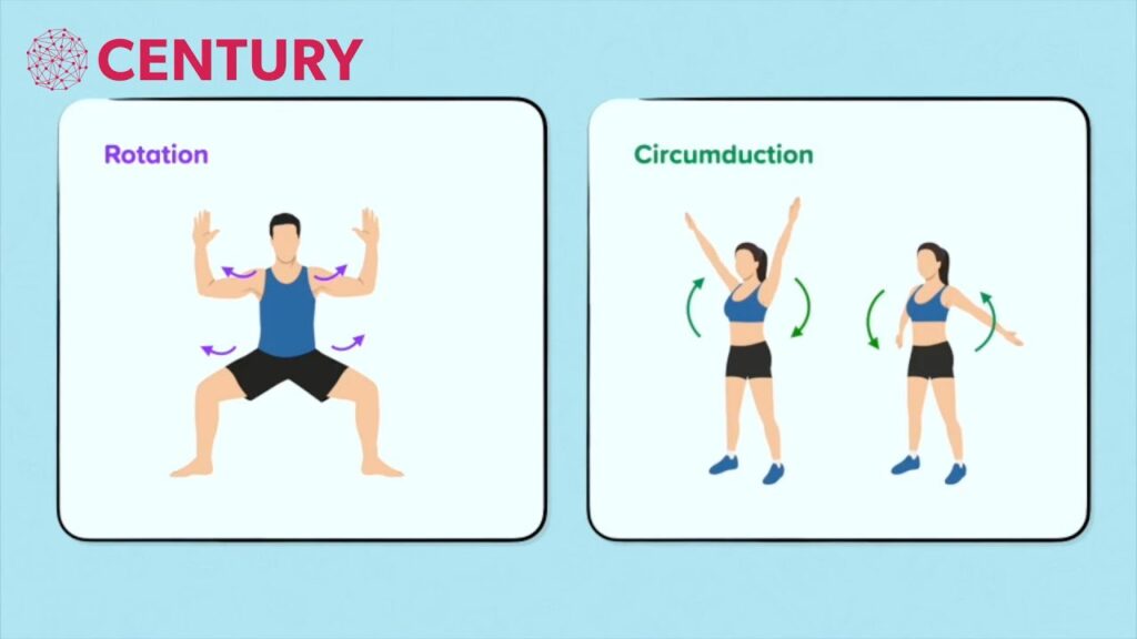 examples of rotation vs circumduction in sports