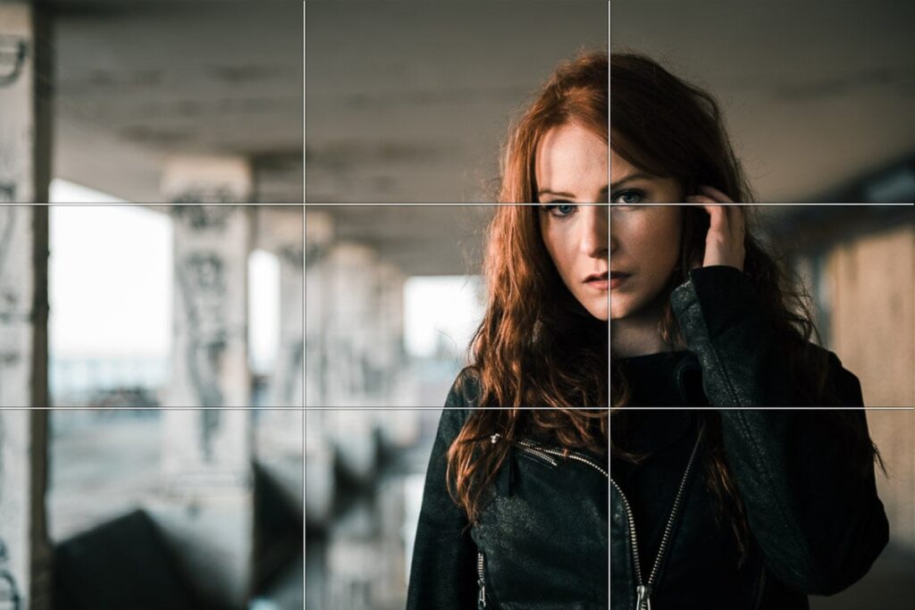 examples of rule of thirds portrait photography