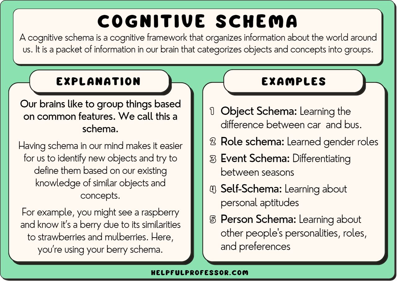 examples of schemas in everyday life 1