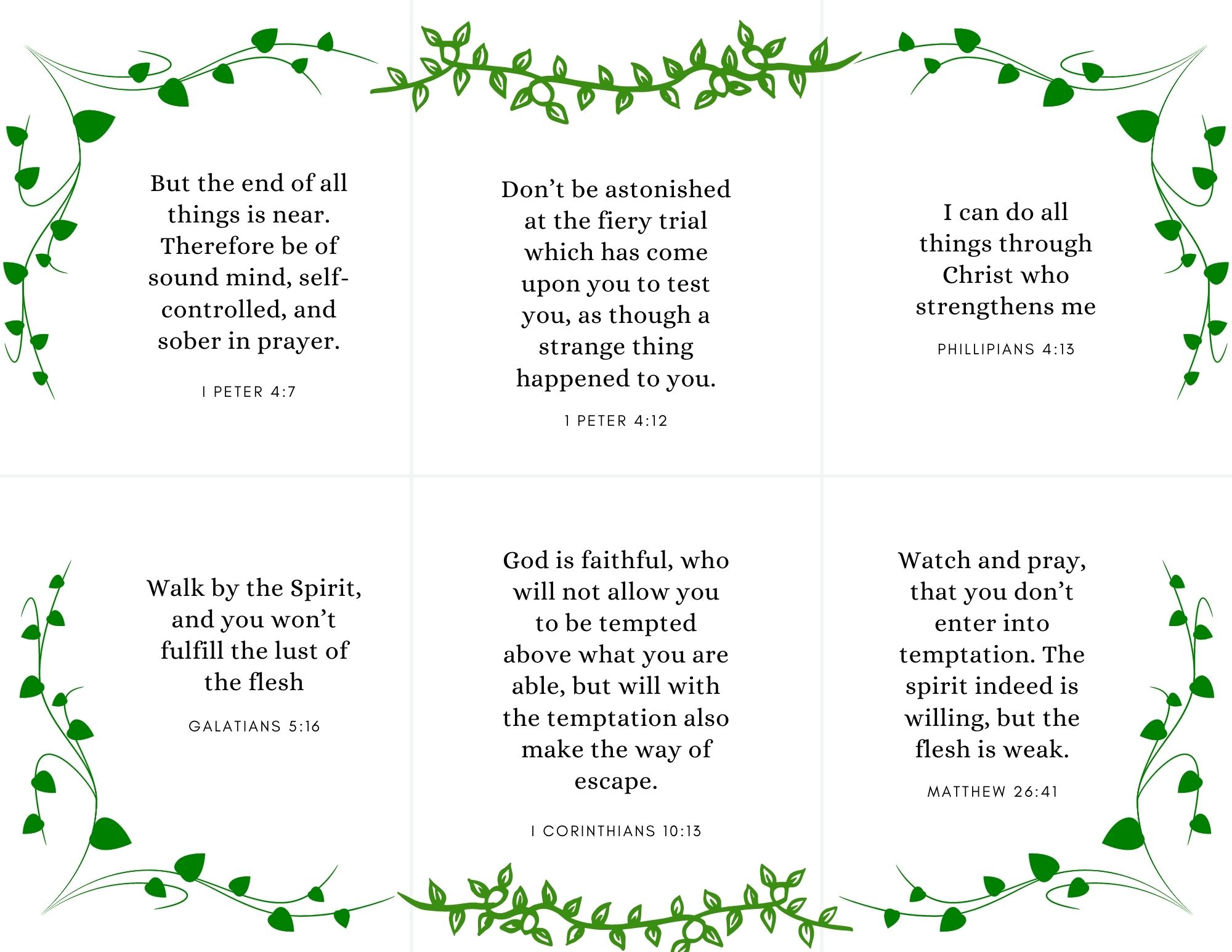 examples of self discipline in the bible for daily life