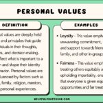 Examples of Self-Values: Choose the Correct Answers examples of self values choose the correct answers