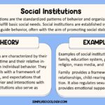 examples of social institutions and their impact on society