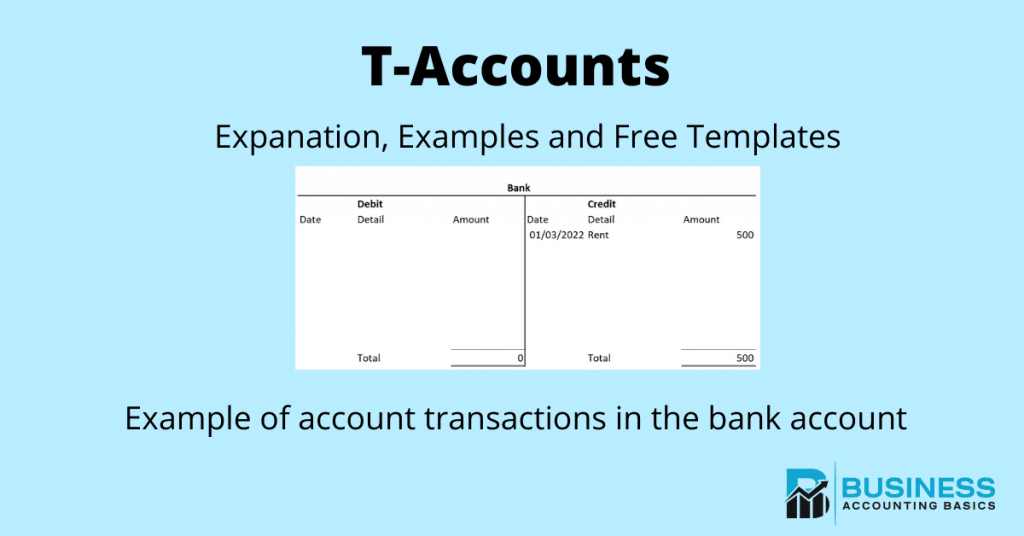 examples of t accounts for better financial tracking