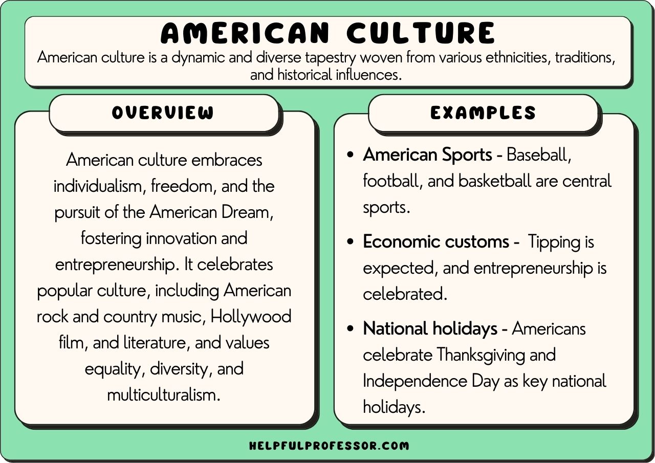 examples of terms describing the united states diverse culture
