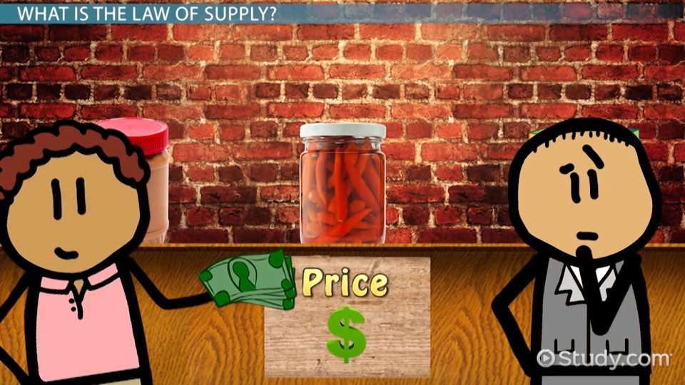 examples of the law of supply in action