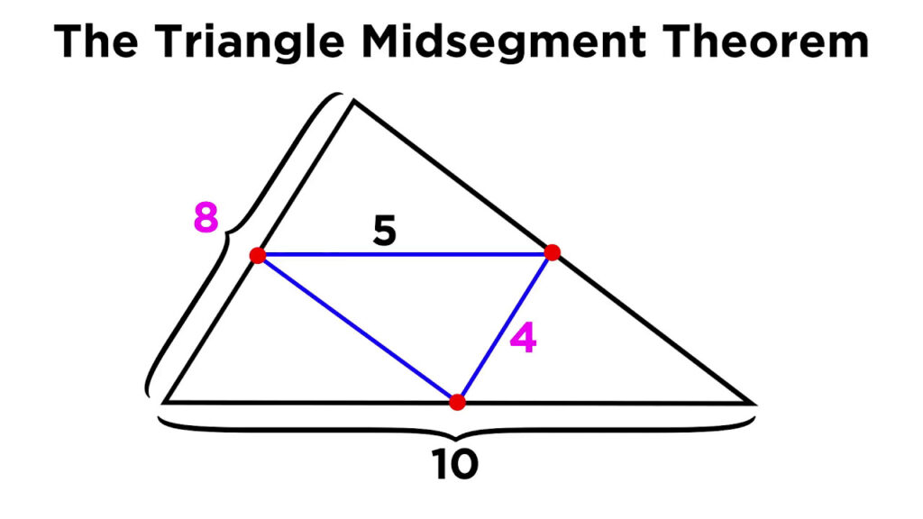 examples of the midsegment of a triangle