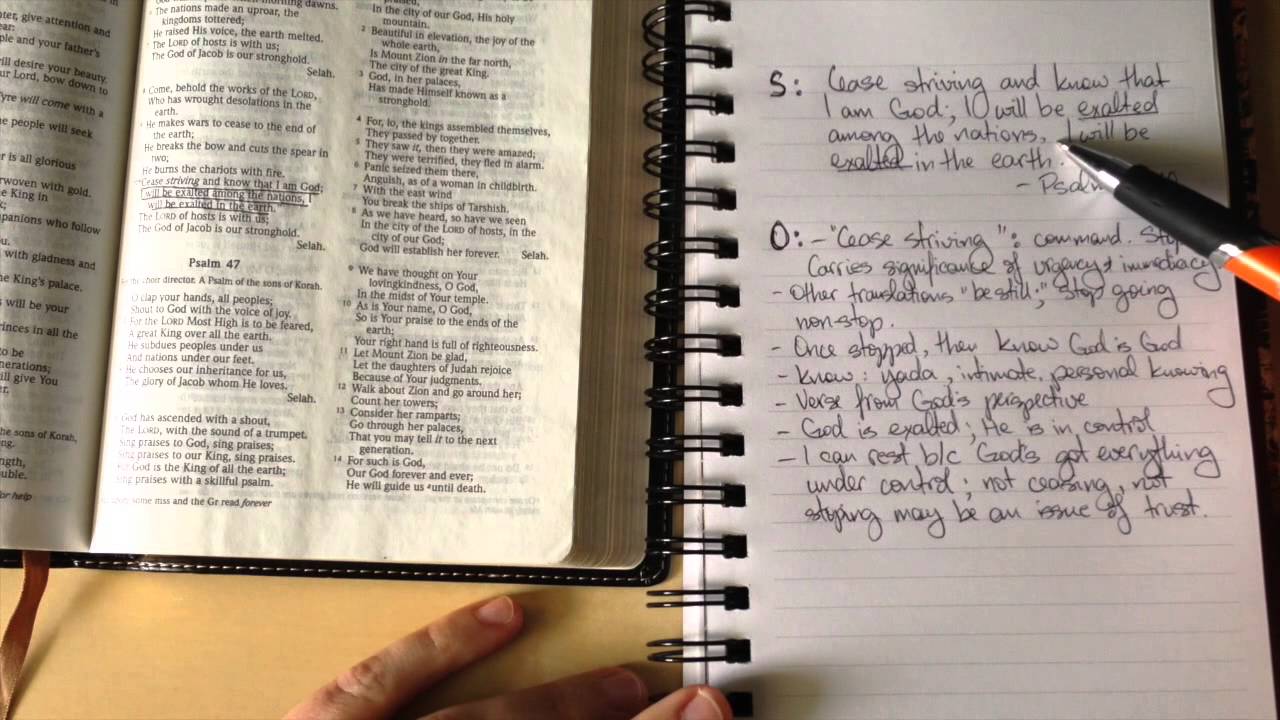 examples of the soap bible study method for deeper insights