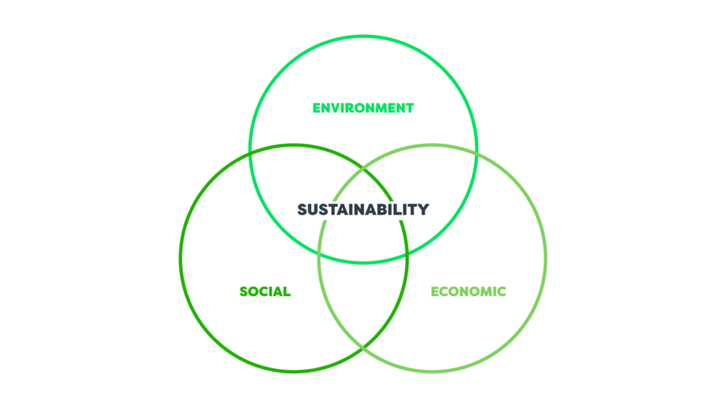 examples of the three pillars of sustainability in action