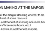 examples of thinking at the margin in decision making