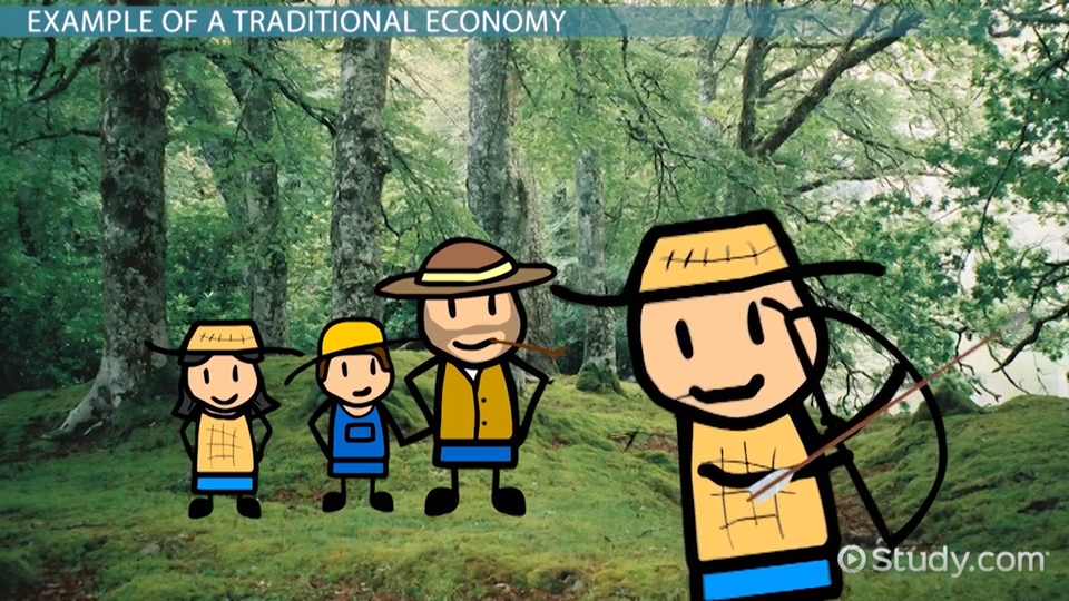 examples of traditional economy in action