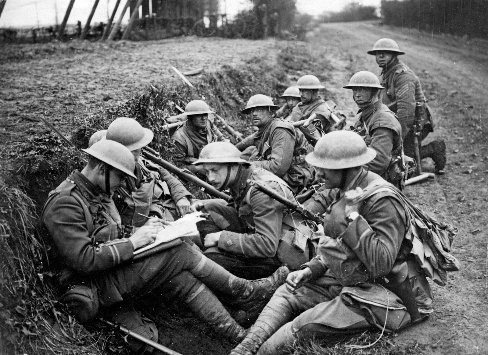 examples of trench warfare in world war i