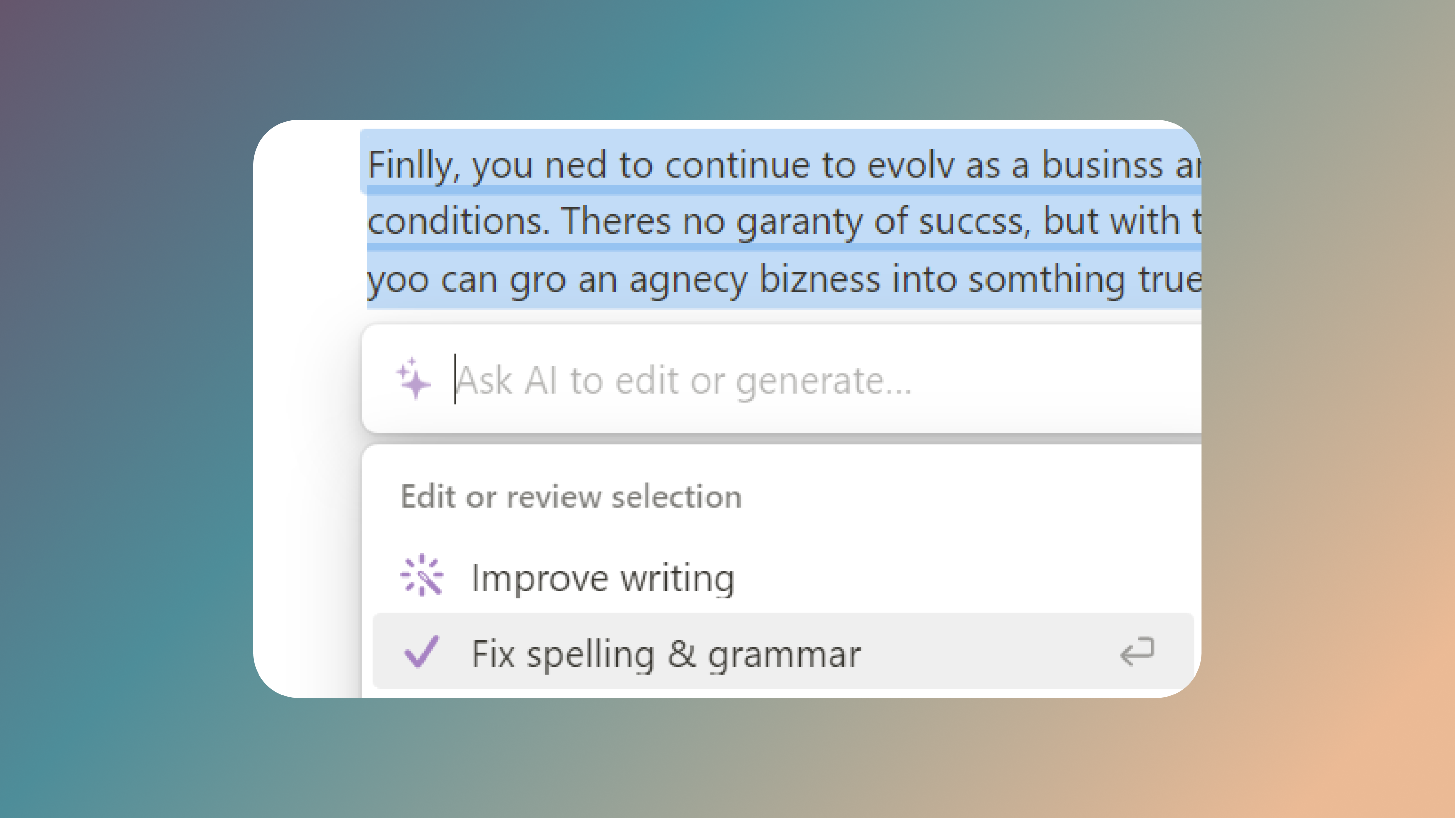 examples of using notion in a sentence for clarity