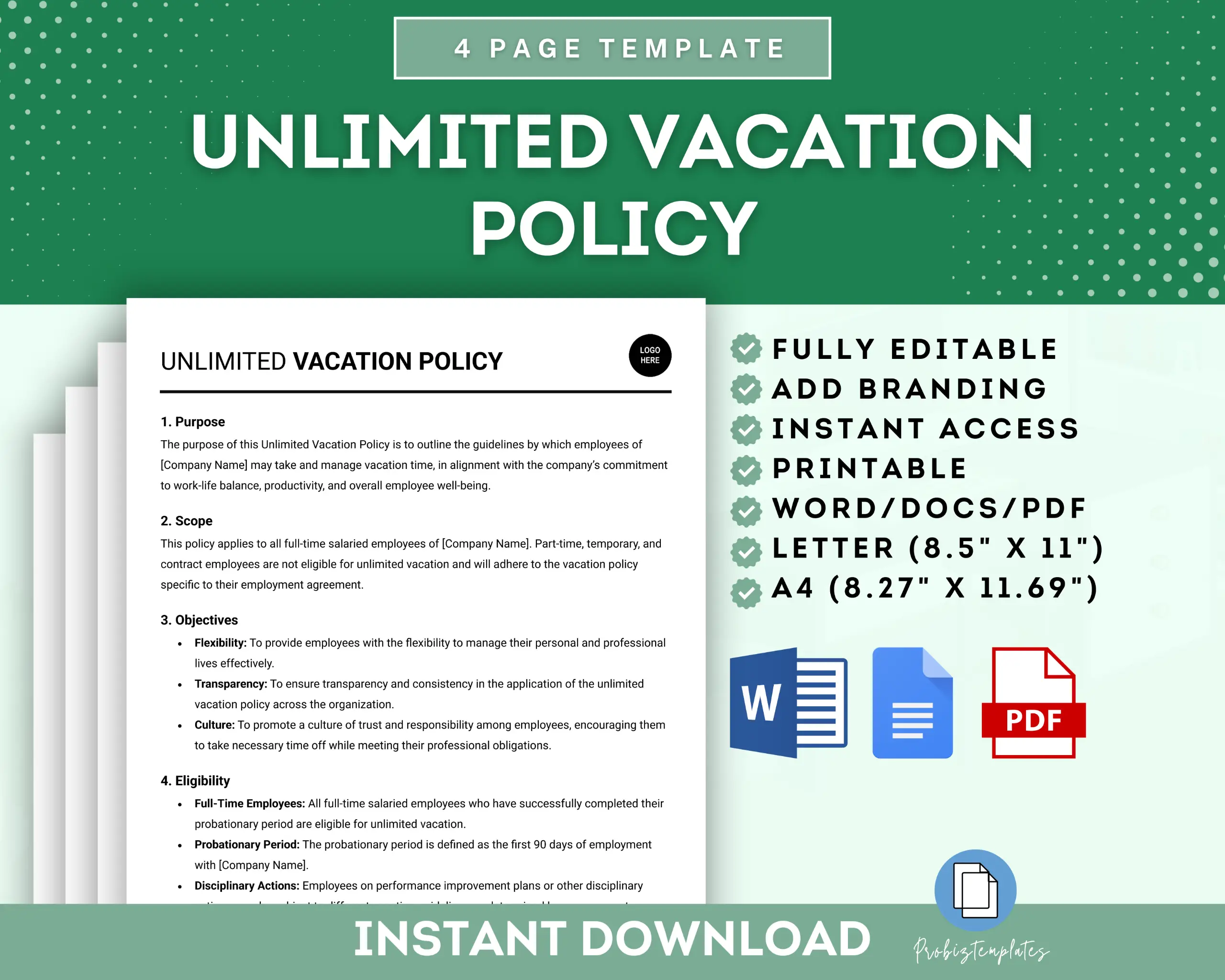 examples of vacation accrual policy explained