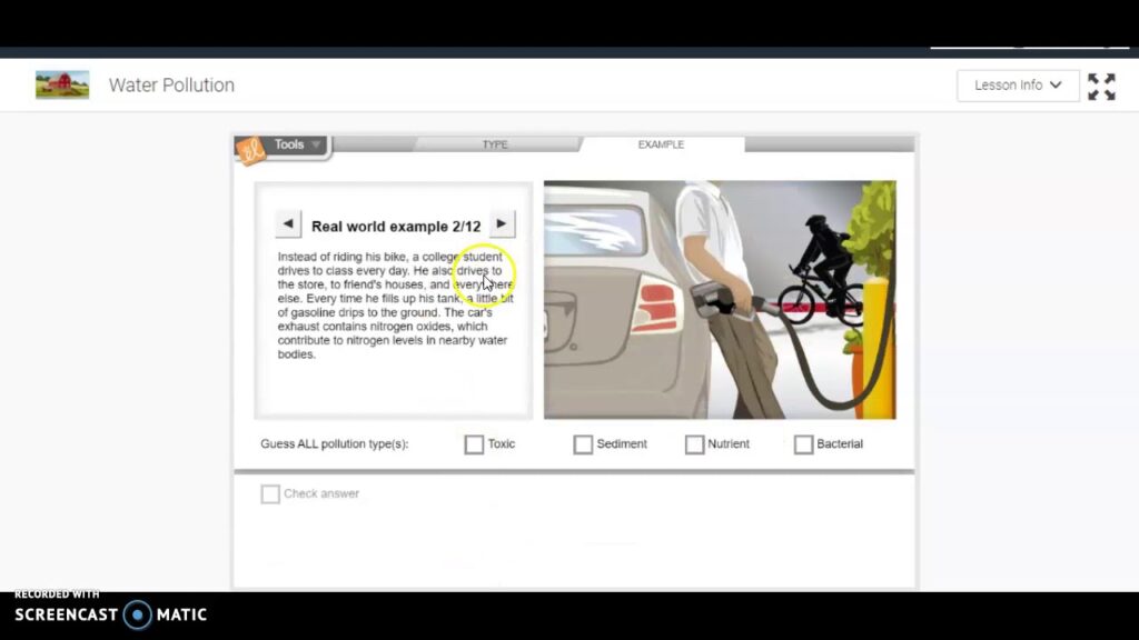 examples of water pollution gizmo answer key insights